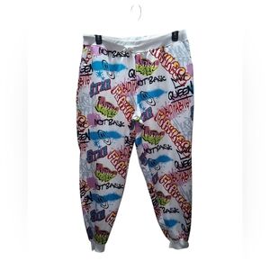 NWOT UNIS3X Colorful Graphic Jogger Pants SZ-3XL